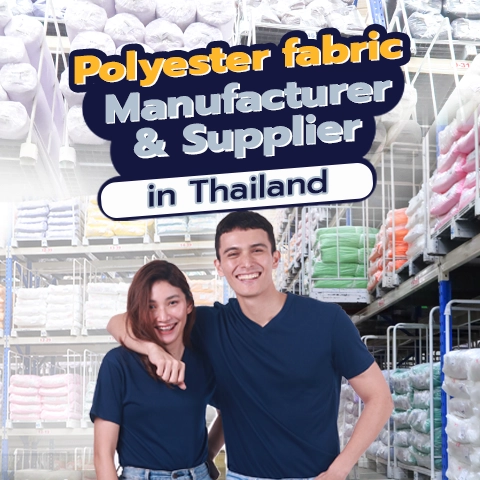 100% Polyester fabric manufacturer and supplier in Thailand