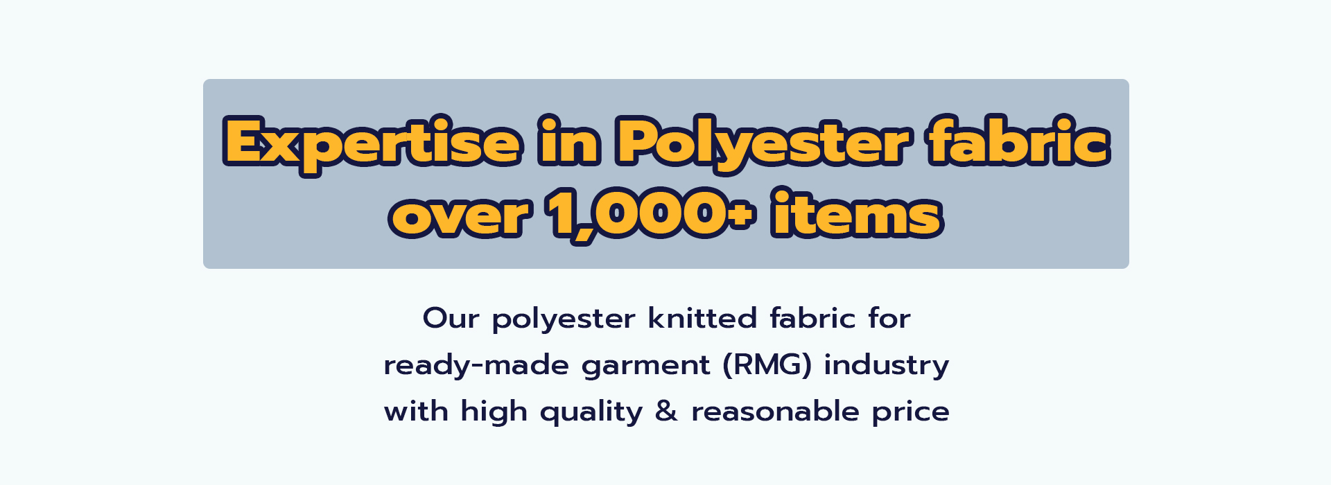 Expertise in Polyester fabric