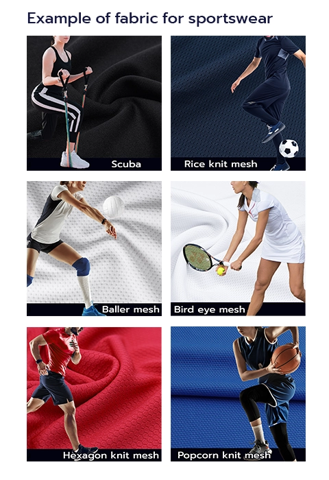 Polyester knitted fabric for making sportswear