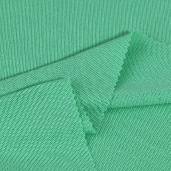 TK Polyester Pique fabric in green P237-PC7322