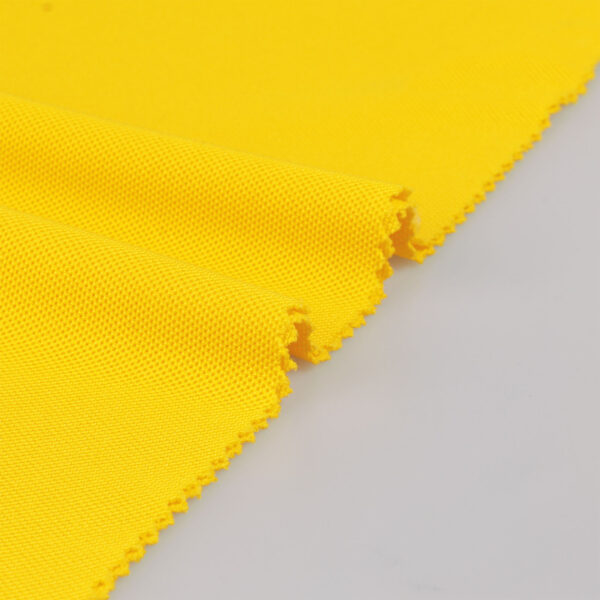 Polyester Pique fabric in Yellow P235