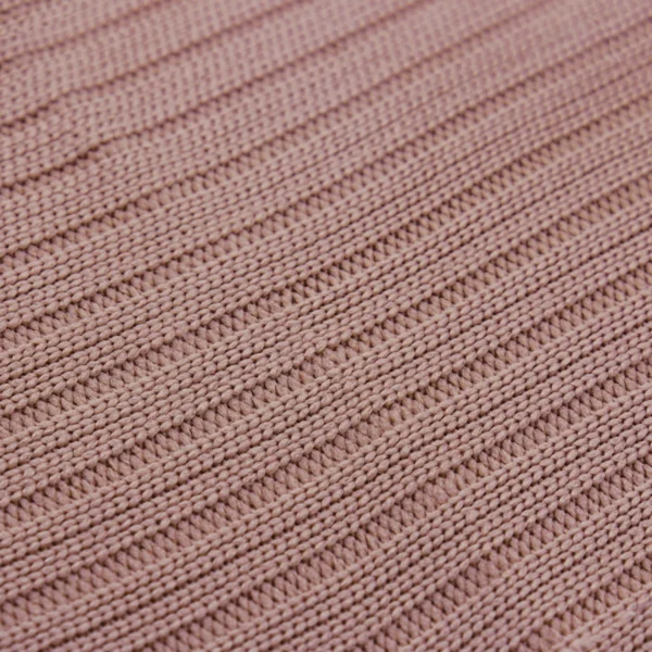 Polyester 4x2 rib knit fabric in brown DV442