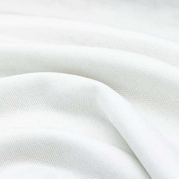 Polyester french terry fabric in white color FS001