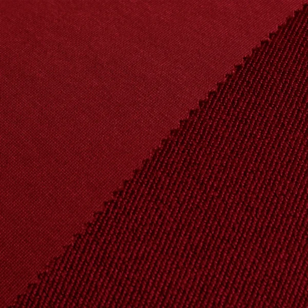 Polyester french terry fabric in red color FT164