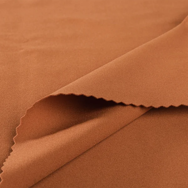 Polyester Interlock with Spandex in brown GI418