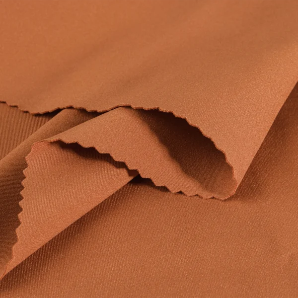 Polyester Interlock with Spandex in brown GI418