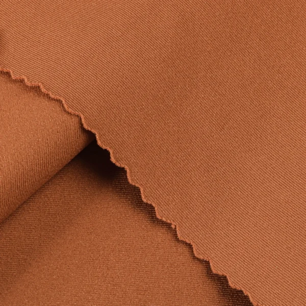 Polyester Interlock with Spandex in brown GI418