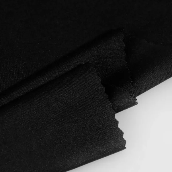 Polyester Spandex fabric in black color GS701