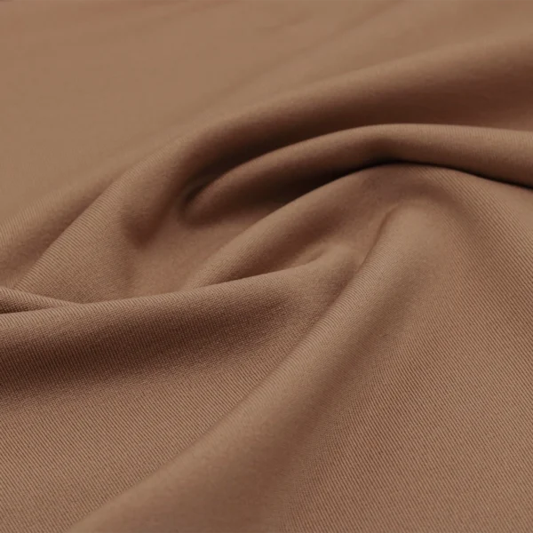 Polyester Spandex fabric in brown color GS703