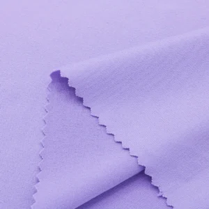Polyester Spandex fabric in lavender color GS737