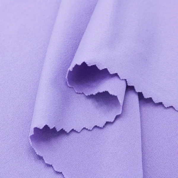 Polyester Spandex fabric in lavender color GS737