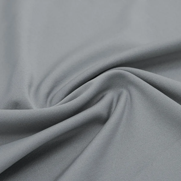 Polyester Spandex fabric in grey color GS851