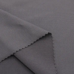 Polyester Spandex fabric in grey color GS864
