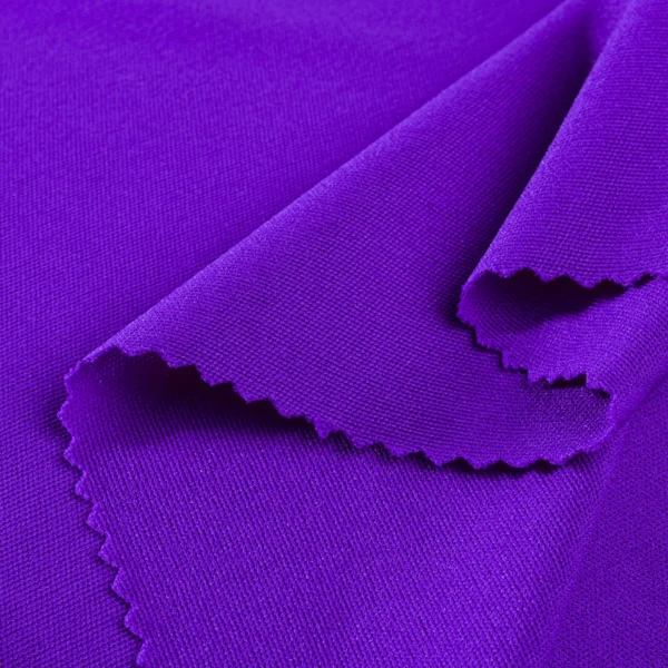 Polyester Interlock fabric in violet I-A7553