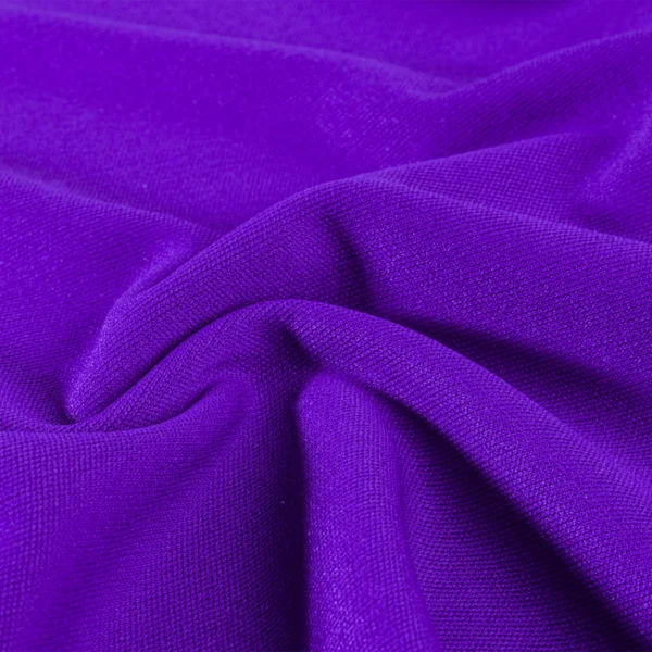 Polyester Interlock fabric in violet I-A7553