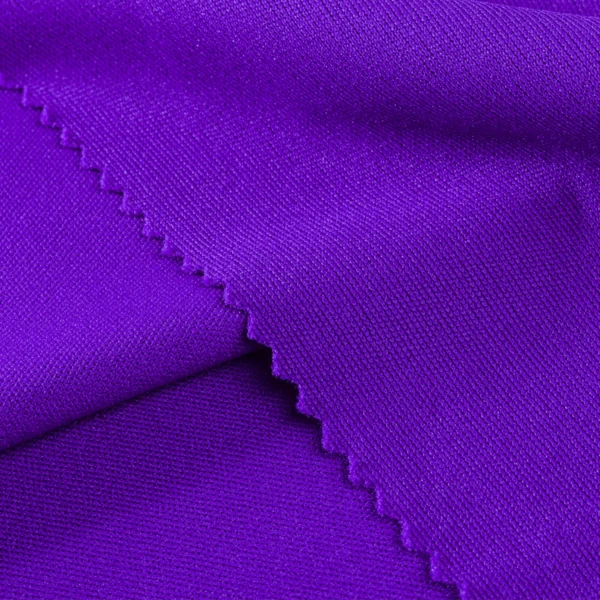 Polyester Interlock fabric in violet I-A7553