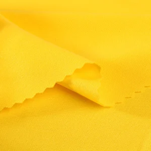 Polyester Interlock fabric in yellow I347