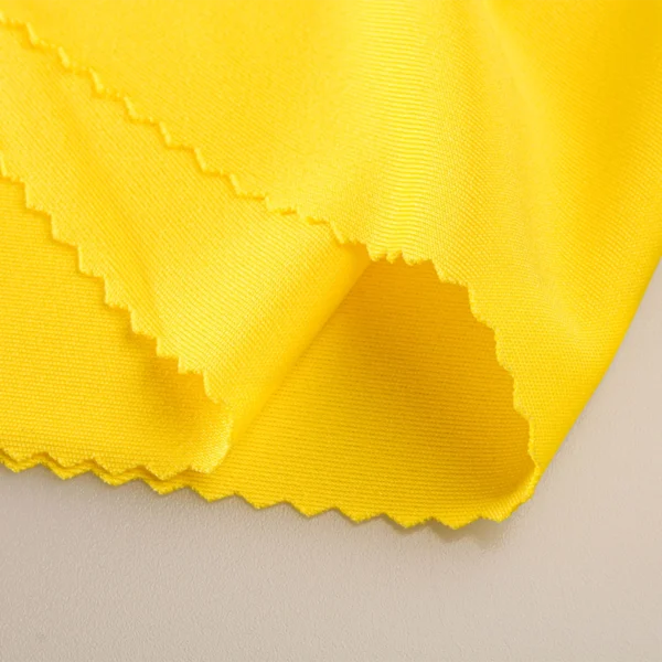 Polyester Interlock fabric in yellow I347