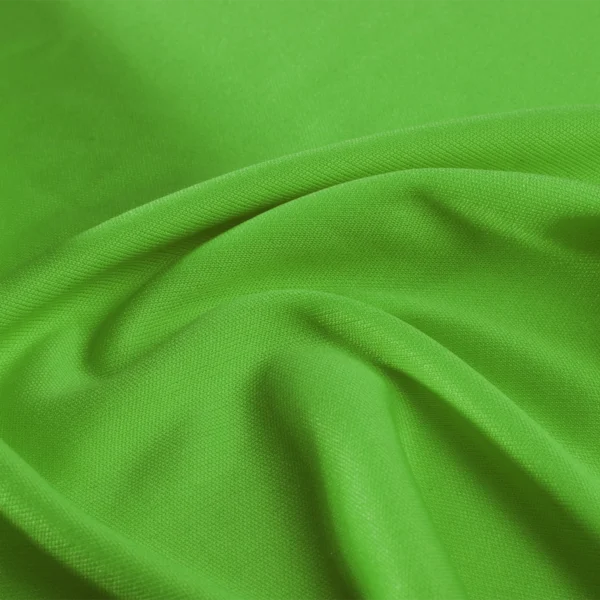 Polyester interlock fabric in pear green color I465