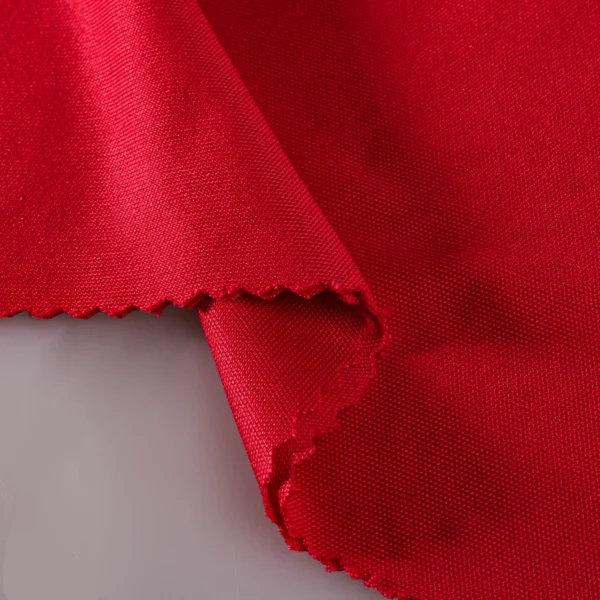 Polyester Interlock fabric in red I476