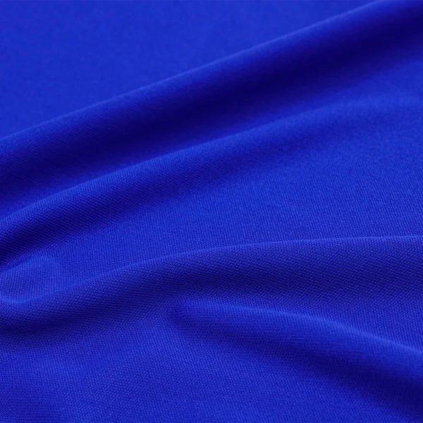 Polyester Interlock fabric in blue I527