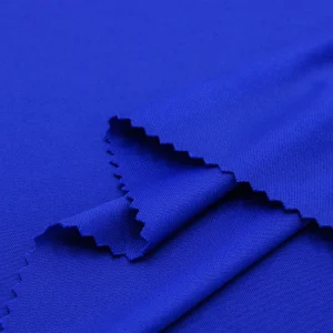 Polyester Interlock fabric in blue I527