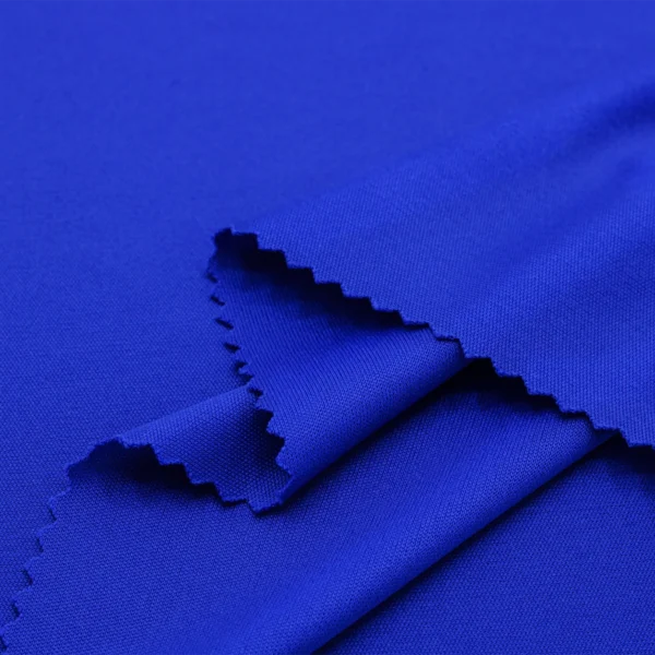 Polyester Interlock fabric in blue I527