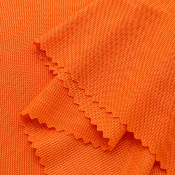 Polyester interlock fabric in Orange I536