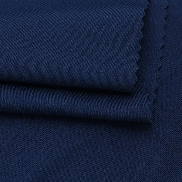 Polyester Interlock fabric in navy blue I6S