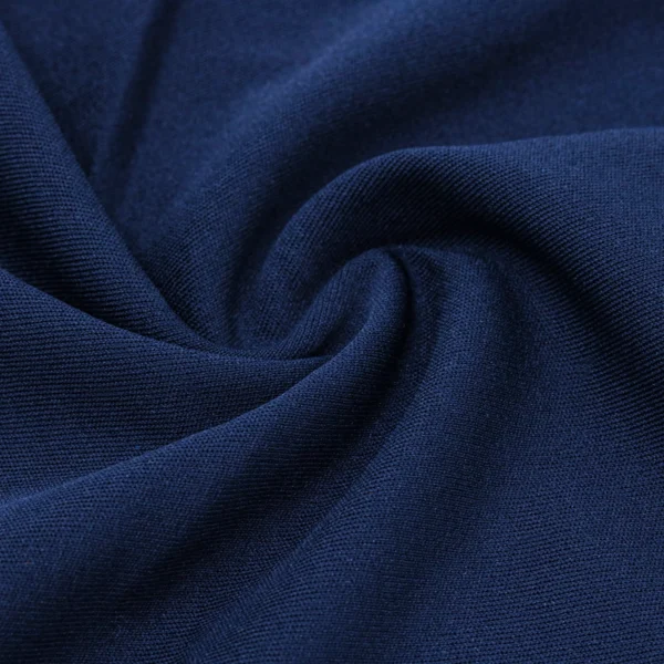 Polyester Interlock fabric in navy blue I6S