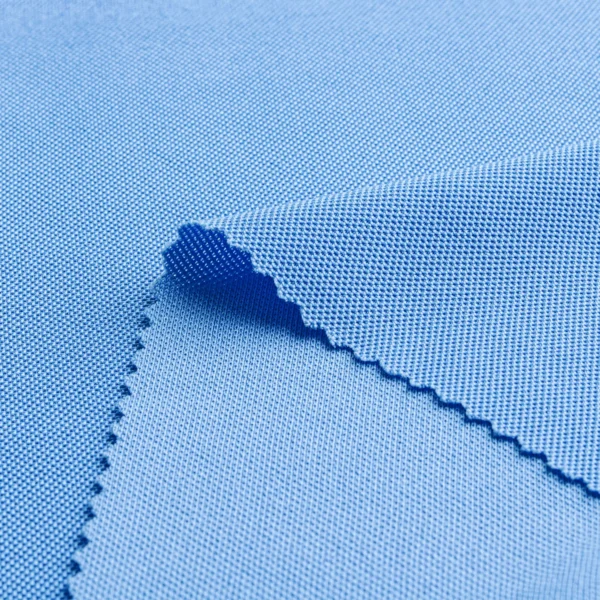 Polyester Pique fabric in sky blue color P287