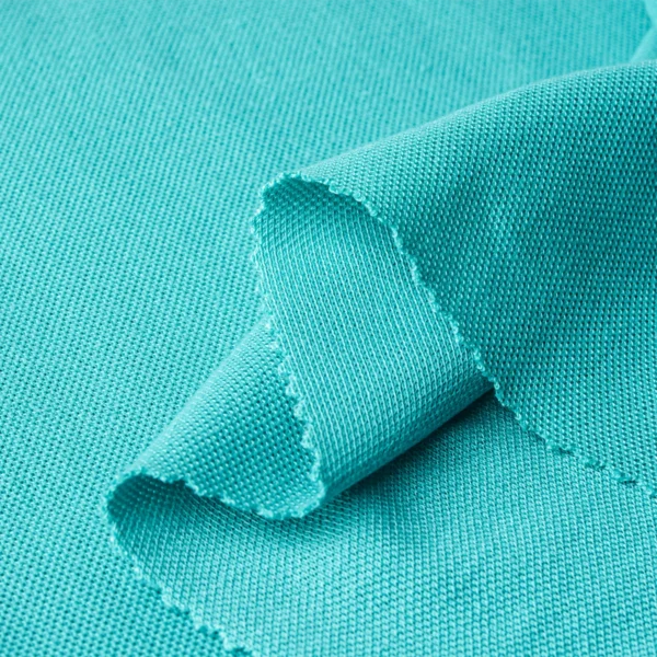 TK Polyester Pique fabric in turquoise P76-P7320