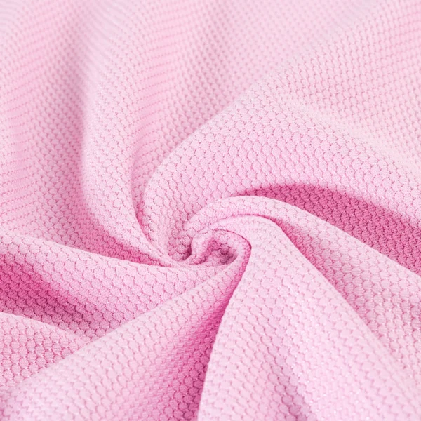 Polyester popcorn mesh fabric in pink QDJ449
