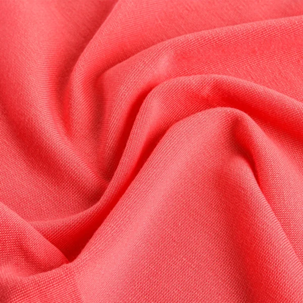 Polyester french terry fabric in punch pink color QFS003