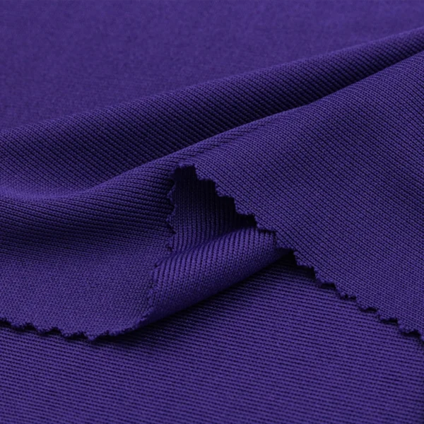 Polyester rib knit 1x1 fabric in violet R106-BB4227