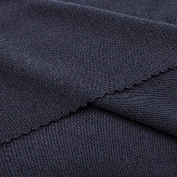 Polyester single jersey fabric in grey color S597-O93