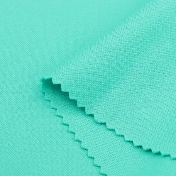 Polyester double knit mesh fabric in green D116-B8233