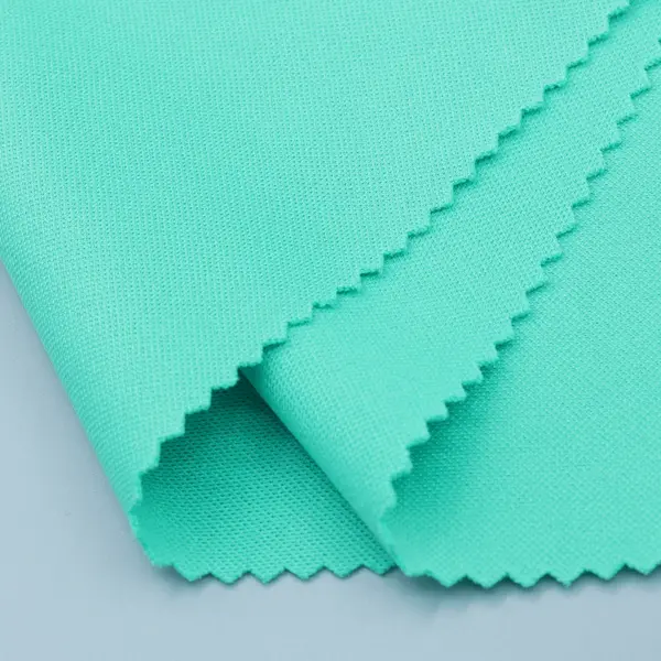 Polyester double knit mesh fabric in green D116-B8233
