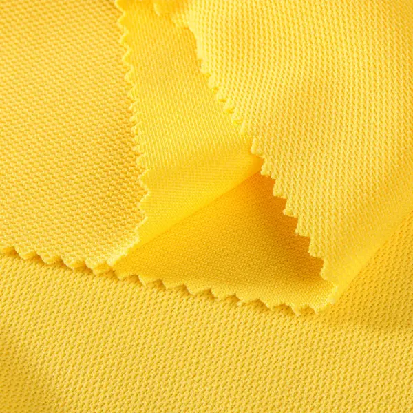 Polyester close hole mesh fabric in yellow J141-AB7440