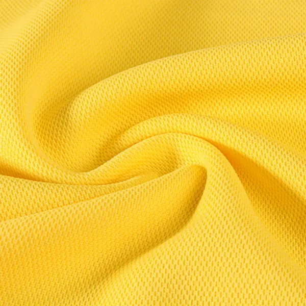 Polyester close hole mesh fabric in yellow J141-AB7440