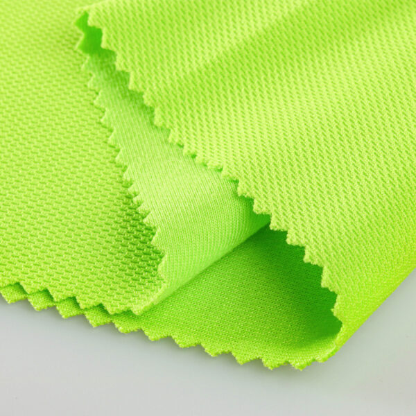 Polyester close hole mesh fabric in neon green MD826