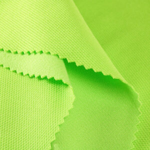 Polyester close hole mesh fabric in neon green MD826