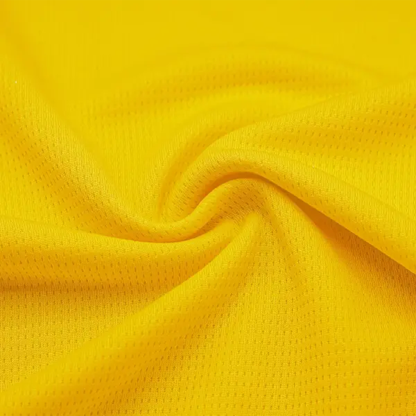 Polyester close hole mesh fabric in yellow QMD753