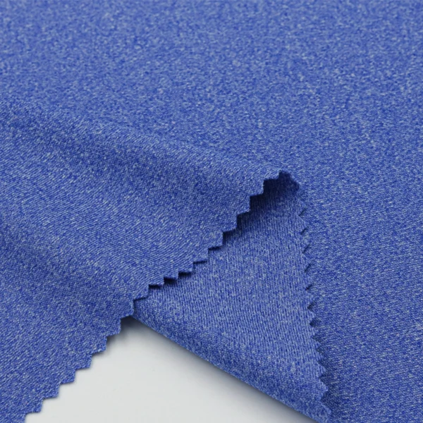 CD Polyester interlock fabric in dark blue CDI001