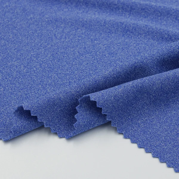 CD Polyester interlock fabric in dark blue CDI001
