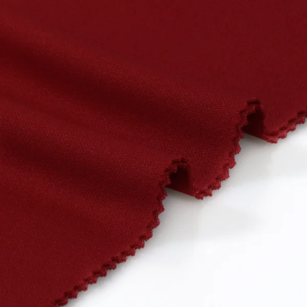 ผ้าโพลีเอสเตอร์ ผ้าวอร์ม 2 หน้า สีแดง D-BBO7226