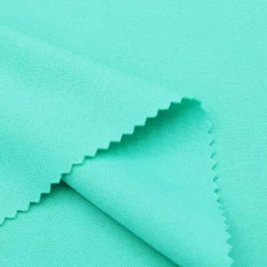 ผ้าโพลีเอสเตอร์ ผ้าวอร์มสกูบ้า สีเขียวมิ้นต์ D116-B8233