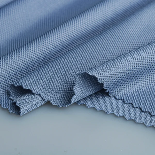 ผ้าโพลีเอสเตอร์ ผ้าลาครอส สีเทา DQL050-1C74