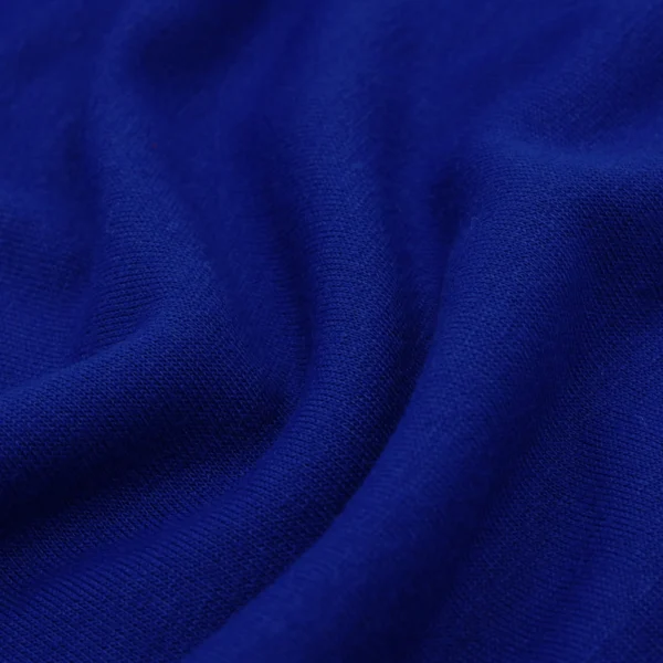 ผ้าโพลีเอสเตอร์ ผ้าเกล็ดปลาทีเค สีน้ำเงิน FS047