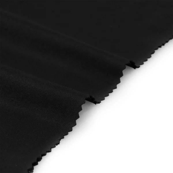 ผ้าโพลีเอสเตอร์ ผ้าอินเตอร์ล็อค ผ้าเรียบไมโครผสมสแปนเด็กซ์ สีดำ GI420
